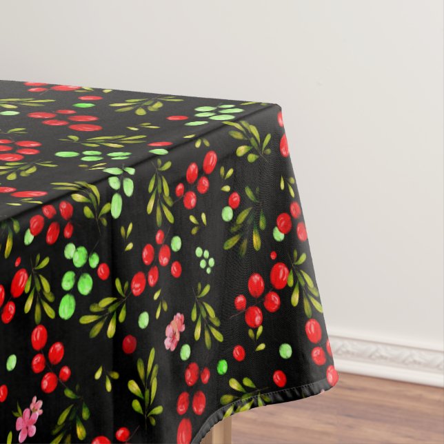 Berries Pattern Tablecloth (In Situ)