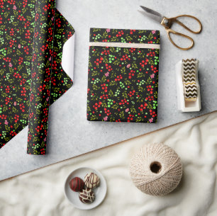 Berries Pattern Wrapping Paper
