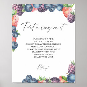 Berries - spring put a ring on it game poster