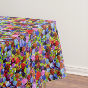Berries Strawberries Blueberries Raspberries Tablecloth
