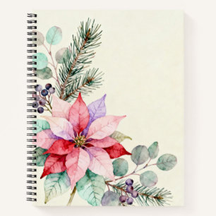 Berries Watercolor Floral Notebook