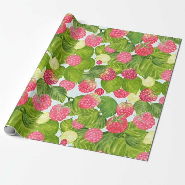 Berries Wrapping Paper (Unrolled)