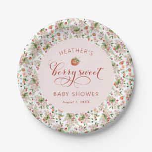 Berry 1st paper plate