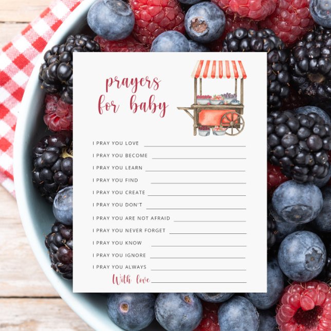 Berry baby shower - prayers for baby (Creator Uploaded)
