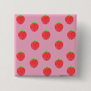 Berry Beautiful Summer 15 Cm Square Badge