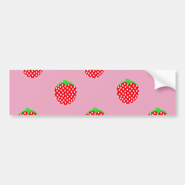 Berry Beautiful Summer Bumper Sticker (Front)