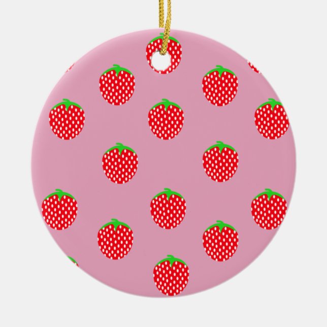 Berry Beautiful Summer Ceramic Tree Decoration (Front)