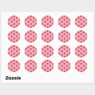 Berry Beautiful Summer Classic Round Sticker