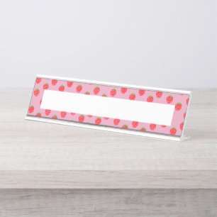 Berry Beautiful Summer Desk Name Plate