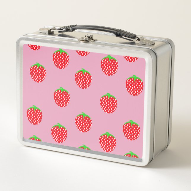 Berry Beautiful Summer Metal Lunch Box (Front)