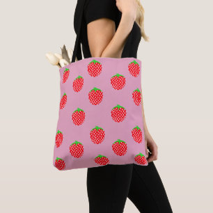 Berry Beautiful Summer Tote Bag