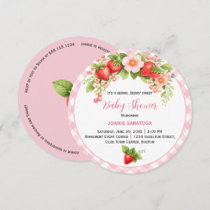 Berry Berry Sweet Round Baby Shower  
