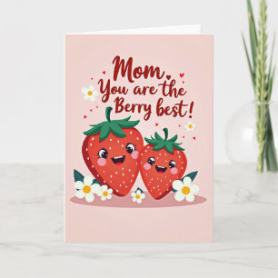 Berry Best Mom Greeting Card