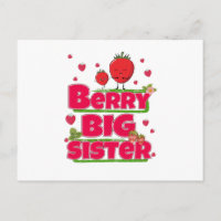 Berry Big Sister - Cute Strawberry Pun
