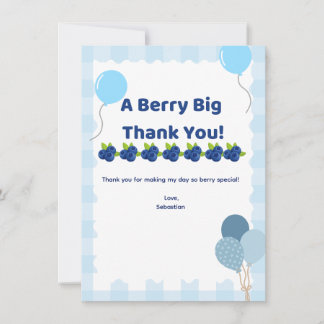 Berry Big Thank You Card
