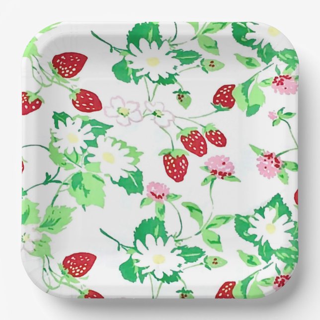 Berry Birthday Plates (Front)