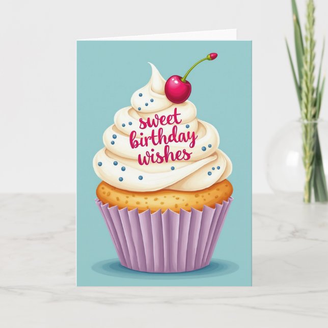 Berry Birthday Treat Card (Front)