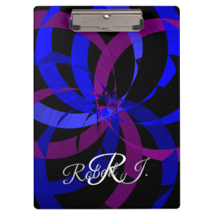 Berry Blend Geometric Clipboard