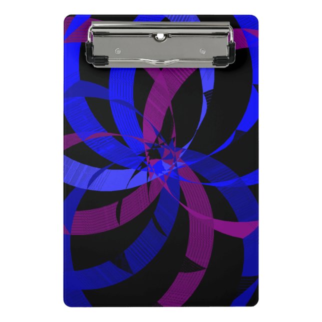 Berry Blend Geometric Mini Clipboard (Front)