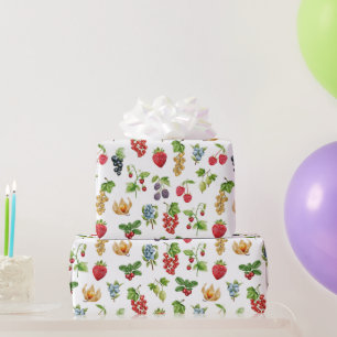 Berry Bliss Pattern Wrapping Paper