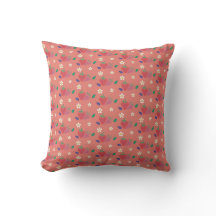BERRY BLOSSOM PATTERN PILLOW BABY DECOR