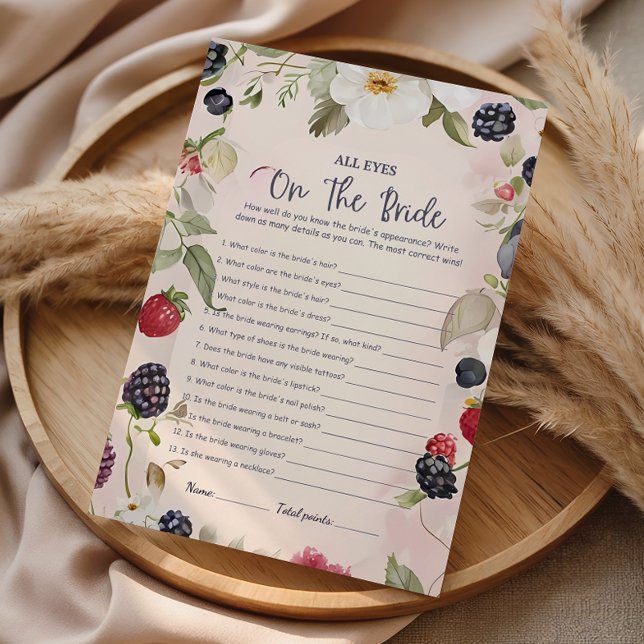 Berry Botanical All Eyes on the Bride Game (Creator Uploaded)