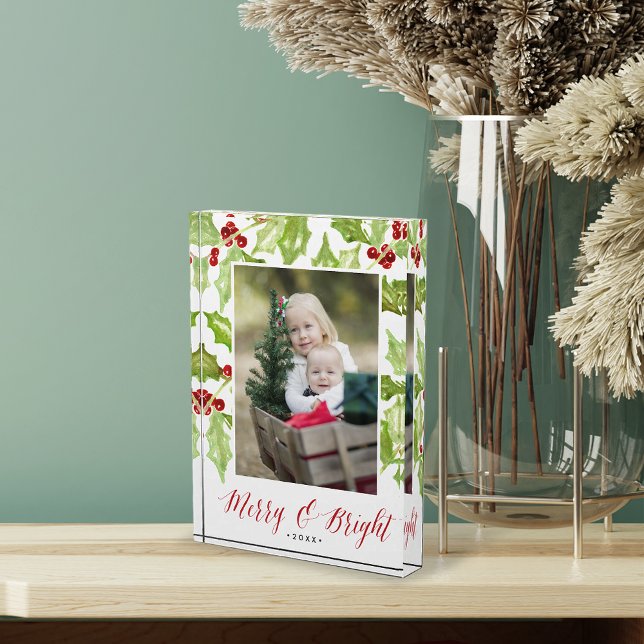 Berry & Bright Holiday Photo Block (Creator Uploaded)