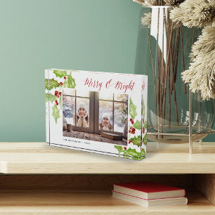 Berry & Bright Holiday Photo Block