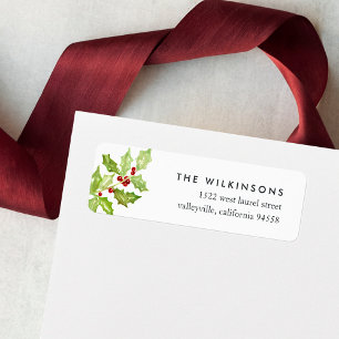 Berry & Bright   Holiday Return Address
