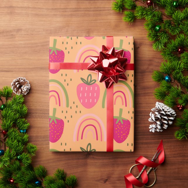 berry bright Wrapping Paper (Holiday Gift)