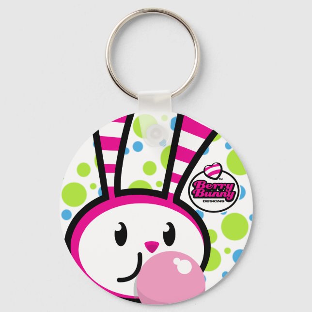 BERRY BUNNY - Bubble Bunny Key Ring (Front)
