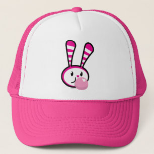 Berry Bunny Bubble Trucker Hat