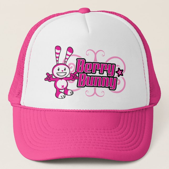 BERRY BUNNY - Rock On! Trucker Hat (Front)