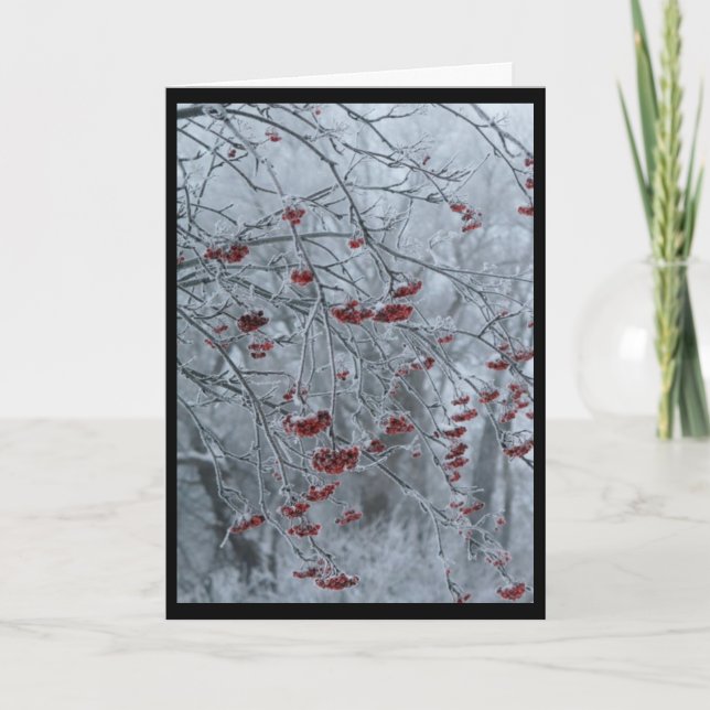 "Berry Christmas" Card (Front)