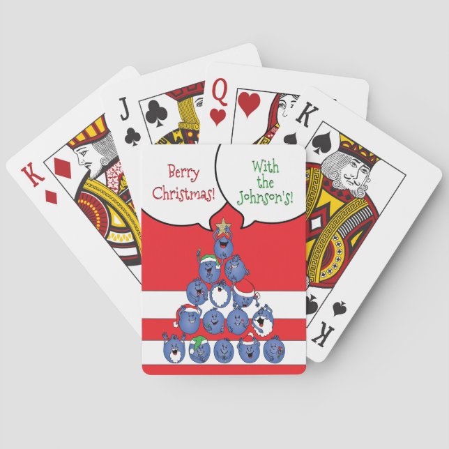 Berry Christmas Playing Cards (Back)