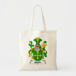 Berry Coat of Arms  Family Crest  Tote Bag