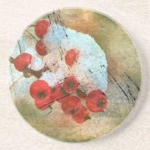 Berry Cold Grunge Coaster