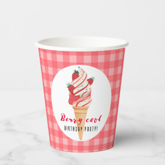 Berry Cool Birthday Paper Cups