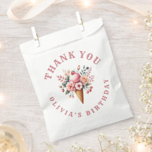 Berry Cool Happy Birthday Ice Cream Party Favour Bags