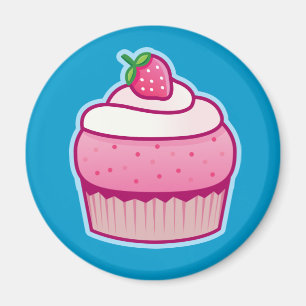 berry cupcake magnet