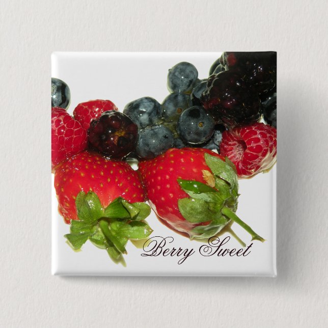 Berry Delight "Berry Sweet" Button (Front)