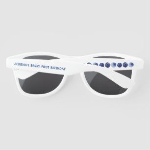 Berry First 1st Birthday Blueberry Party Sunglasses