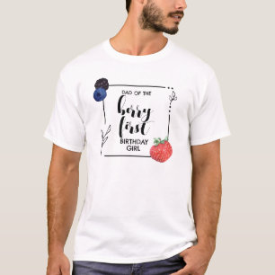 Berry First   1st Birthday   Mixed Berry Match Dad T-Shirt
