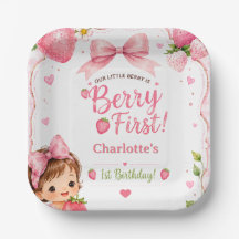 Berry First 1st Birthday Strawberry Girl