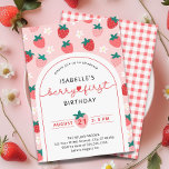 Berry First Birthday 1st Birthday Invitation<br><div class="desc">Berry First Birthday 1st Birthday Invitation</div>