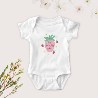 Berry First Birthday Baby Bodysuit
