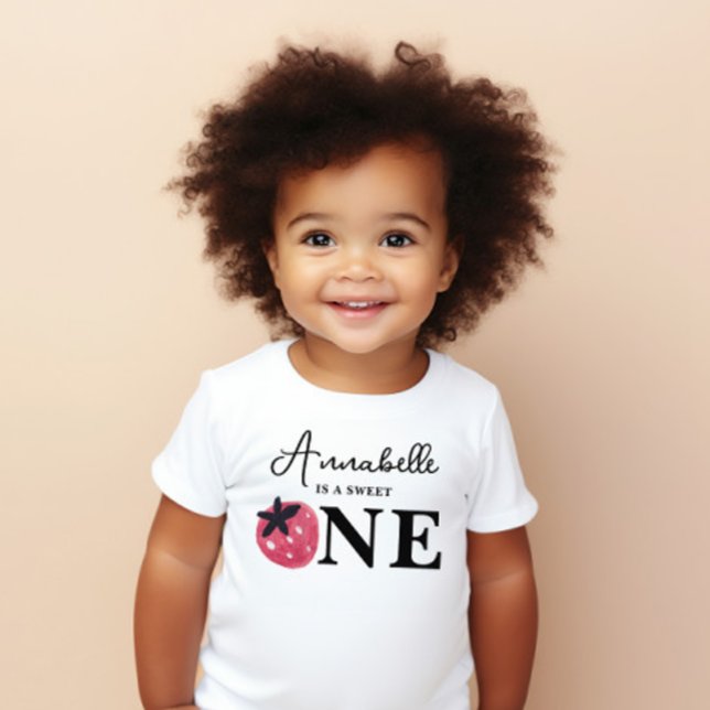 Berry First Birthday Guest Of Honour T-Shirt Baby Bodysuit (Creator Uploaded)