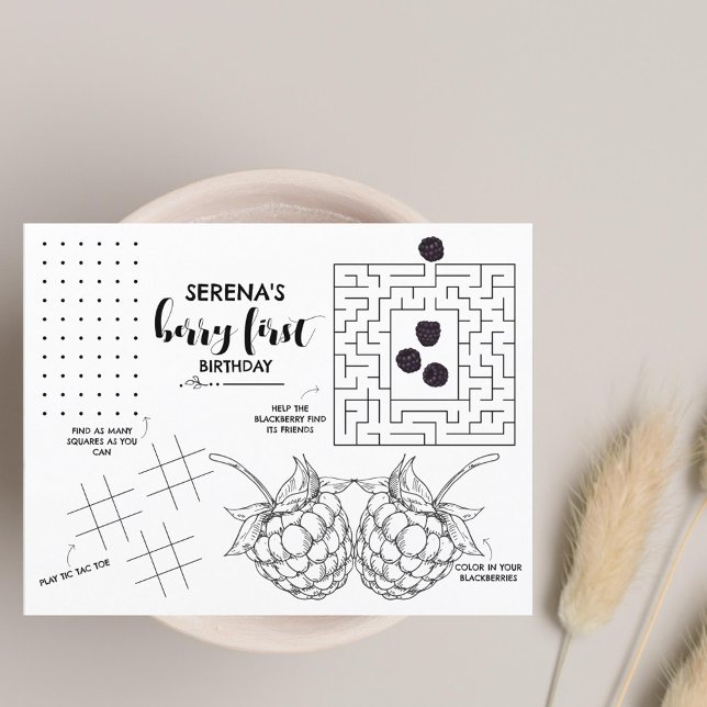 Berry First Birthday | Kids Activity Blackberry (Creator Uploaded)