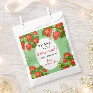 Berry First Birthday Party Favour Bags