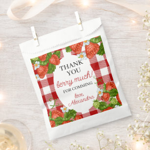 Berry First Birthday Party Favour Bags